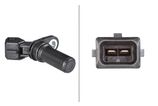 HELLA Sensor, crankshaft pulse - 12V - 2-pin connector 6PU009146-281