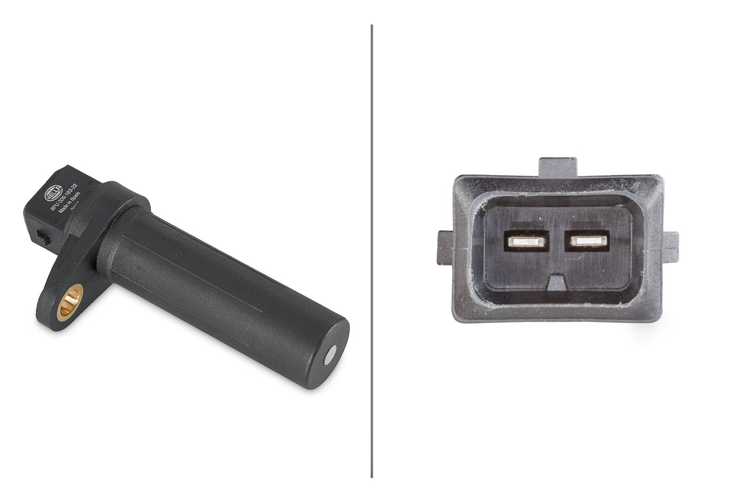 HELLA Sensor, crankshaft pulse - 12V - 2-pin connector 6PU009163-221