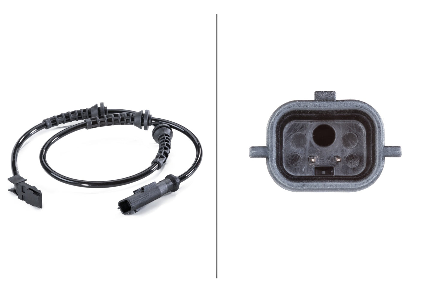 HELLA Sensor, wheel speed - 12V - 2-pin connector - Front Axle 6PU012806-231