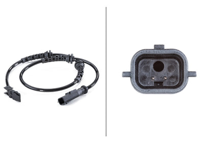 HELLA Sensor, wheel speed - 12V - 2-pin connector - Front Axle 6PU012806-231
