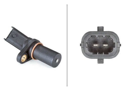 HELLA Sensor, crankshaft pulse - 2-pin connector 6PU009121-221