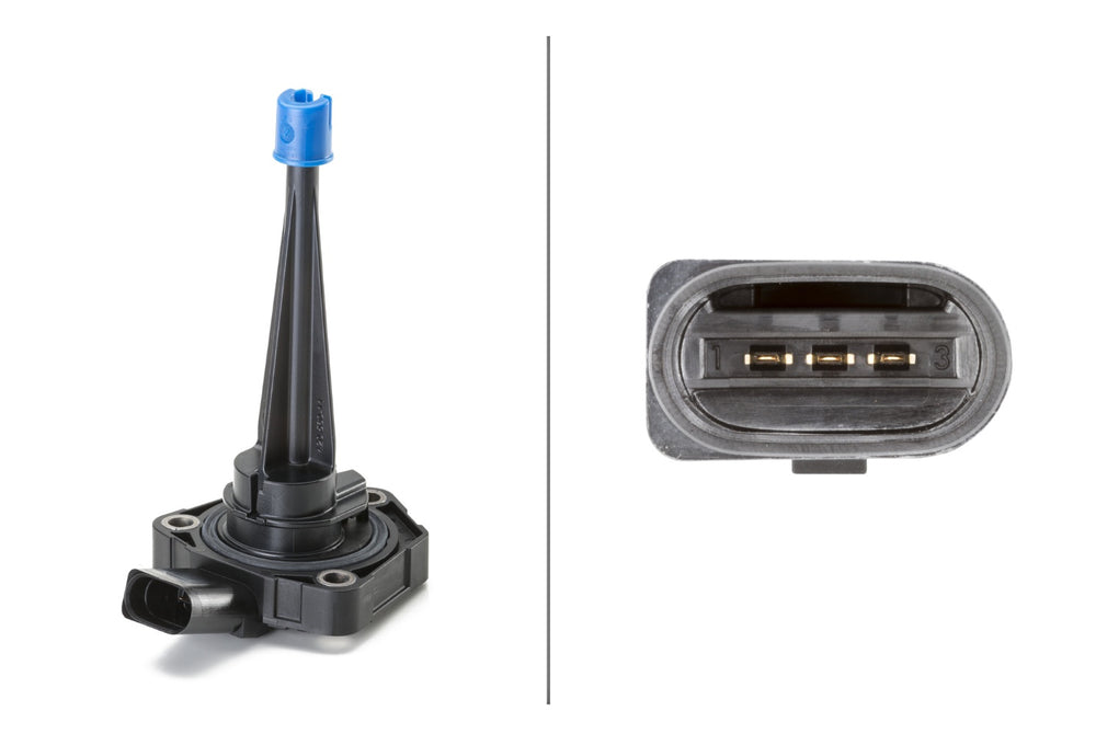 HELLA Sensor, engine oil level - 3-pin connector 6PR013680-061