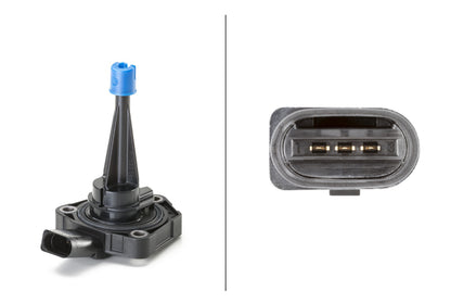 HELLA Sensor, engine oil level - 3-pin connector 6PR013680-071