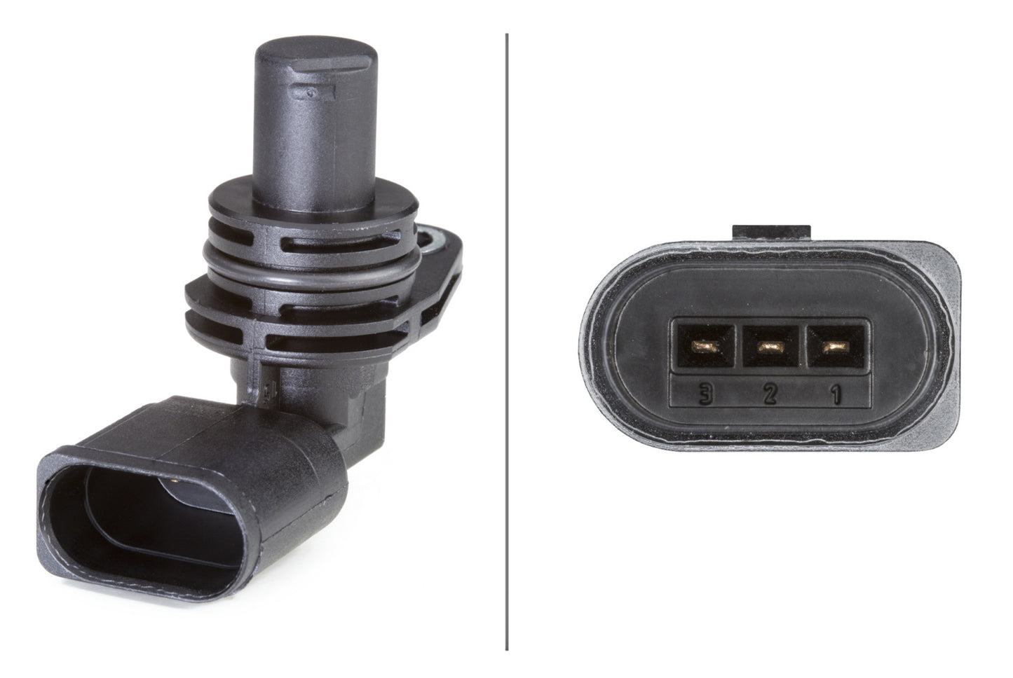 HELLA Sensor, camshaft position - 12V - 3-pin connector 6PU009121-401
