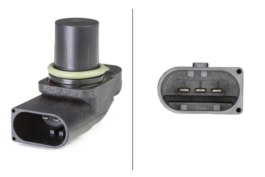 HELLA Sensor, camshaft position - 12V - 3-pin connector 6PU009121-631