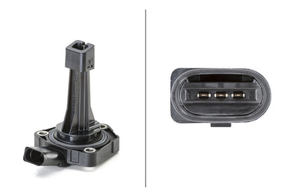 HELLA Sensor, engine oil level - 3-pin connector 6PR013680-011