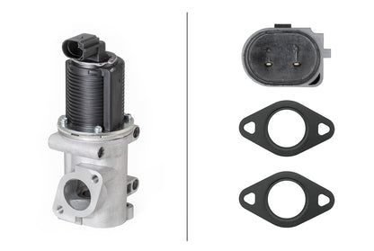 HELLA EGR Valve - Electronic - 2-pin connector 6NU010171-541