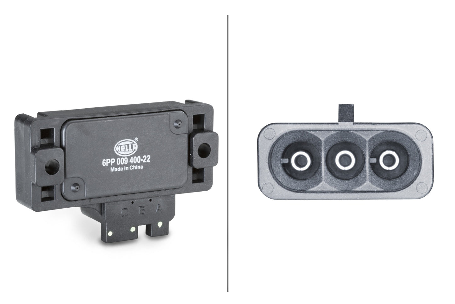 HELLA Sensor, boost pressure - 5V - 3-pin connector 6PP009400-221