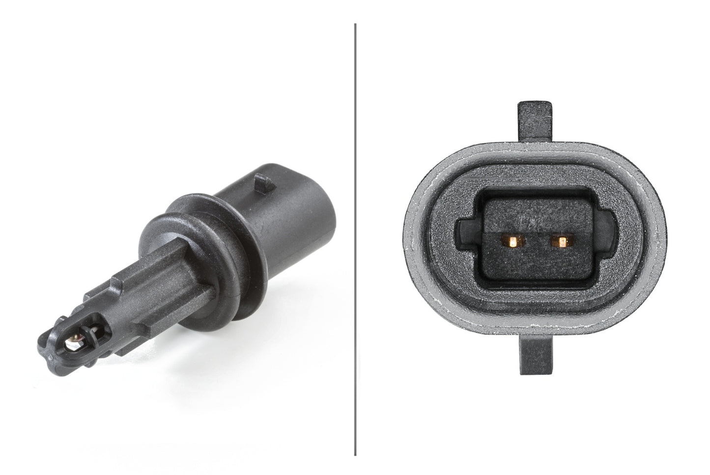 HELLA Sensor, intake air temperature - 2-pin connector 6PP009400-761