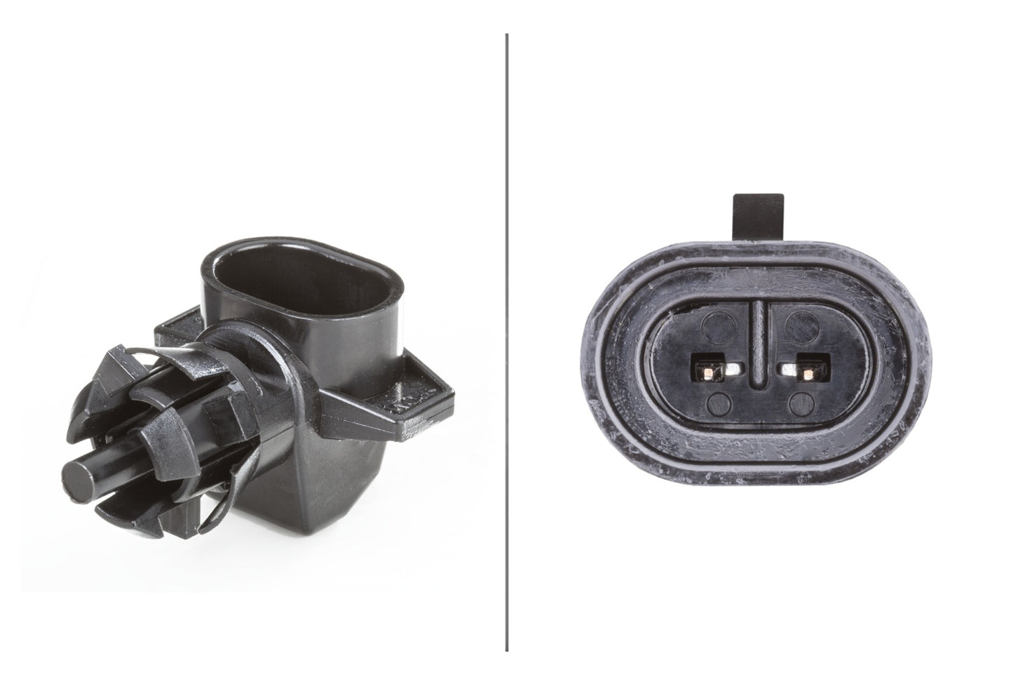 HELLA Sensor, exterior temperature - 12V - 2-pin connector 6PT009104-011