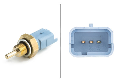 HELLA Sensor, coolant temperature - 3-pin connector 6PT009309-521