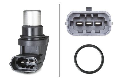 HELLA Sensor, camshaft position - 3-pin connector 6PU009163-841