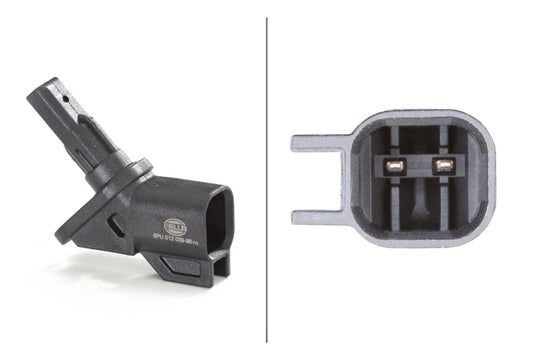 HELLA Sensor, wheel speed - 12V - 2-pin connector - Front Axle 6PU012039-961