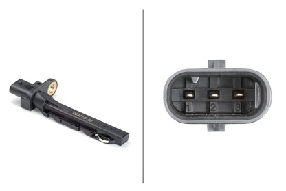 HELLA Sensor, crankshaft pulse - 3-pin connector - Bolted 6PU009110-881