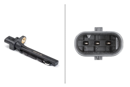 HELLA Sensor, crankshaft pulse - 3-pin connector - Bolted 6PU009110-881