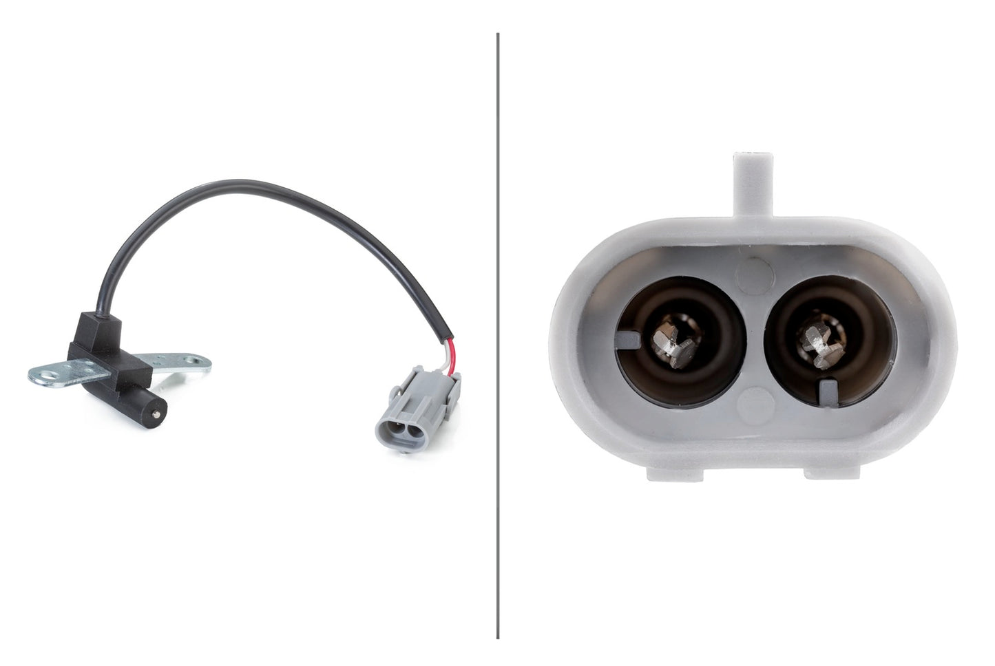 HELLA Sensor, crankshaft pulse - 12V - 2-pin connector 6PU009163-741