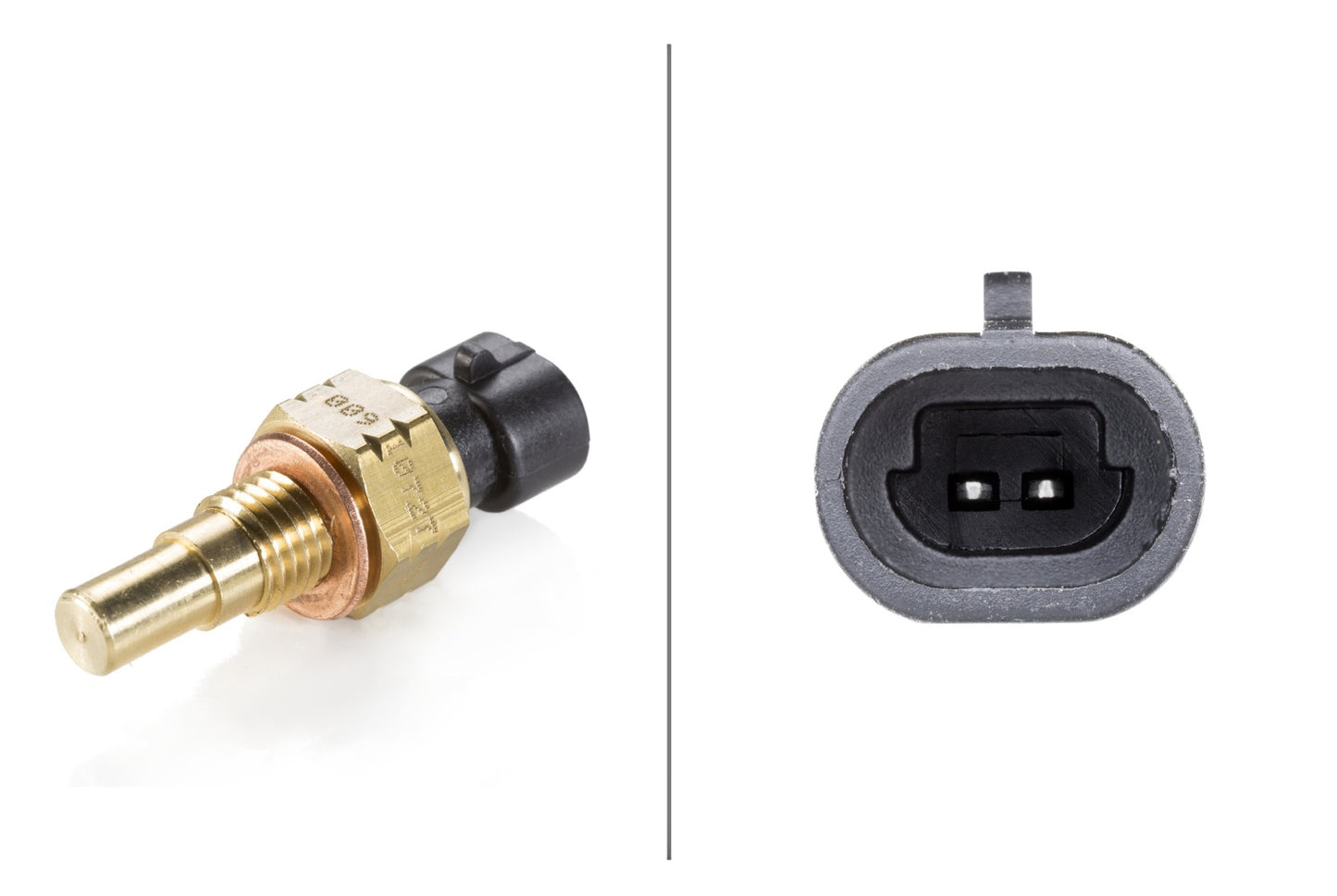 HELLA Sensor, coolant temperature - 12V - 2-pin connector 6PT009107-271