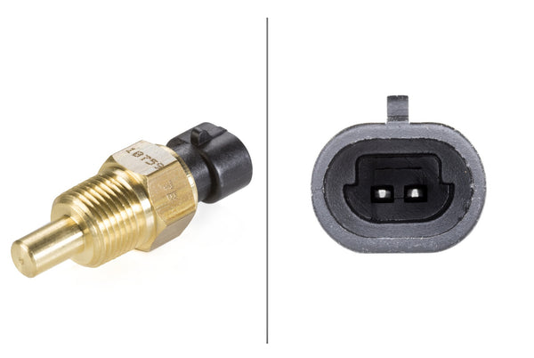 HELLA Sensor, coolant temperature - 12V - 2-pin connector 6PT009107-591