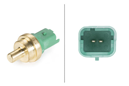 HELLA Sensor, coolant temperature - 12V - 2-pin connector 6PT009309-031