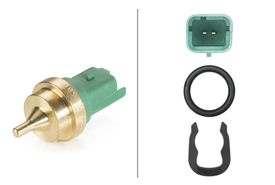 HELLA Sensor, coolant temperature - 12V - 2-pin connector 6PT009309-221