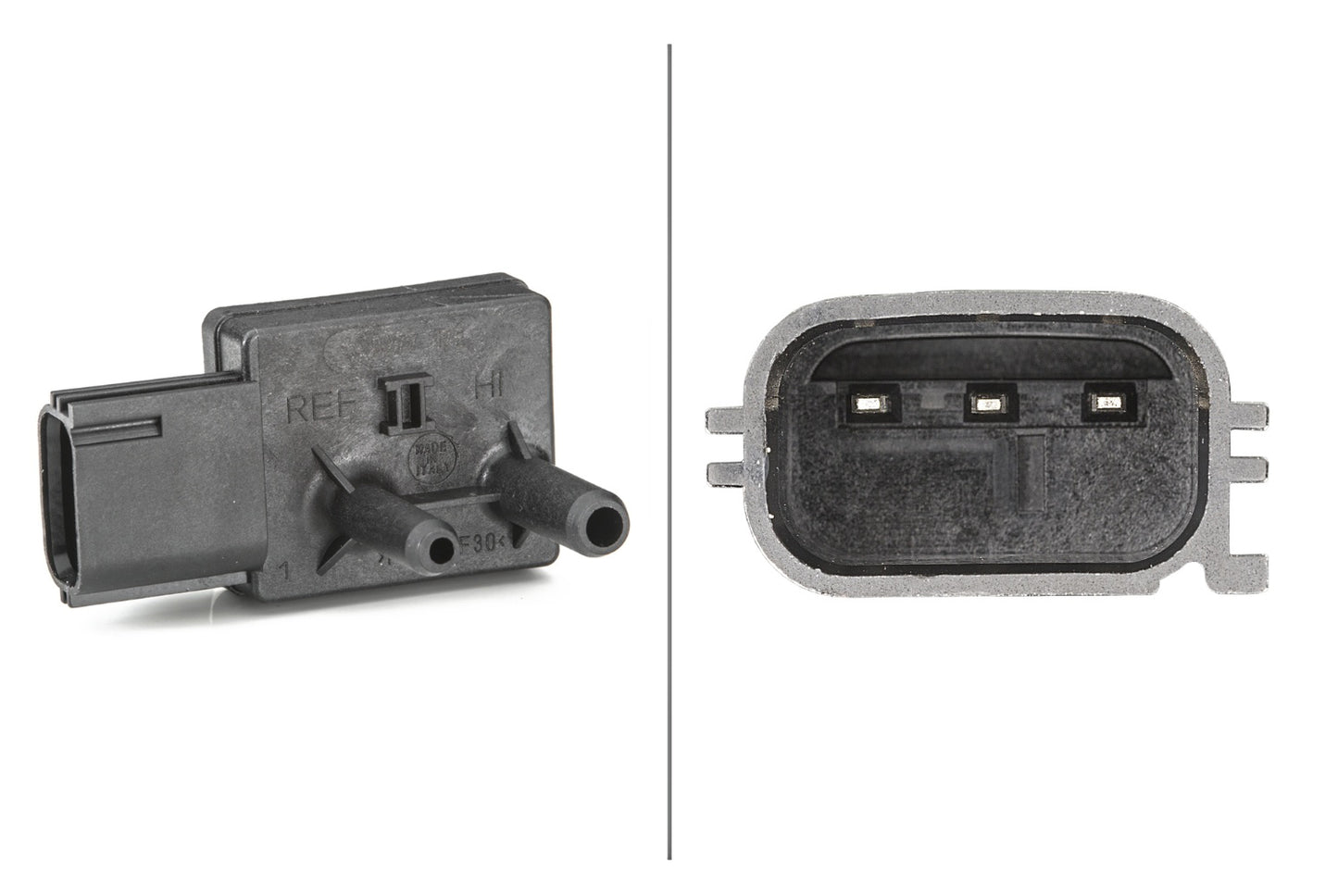HELLA Sensor, exhaust pressure - 3-pin connector - Bolted 6PP009409-281