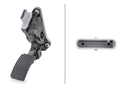 HELLA Sensor, accelerator pedal position - for left-hand/right-hand drive vehicles - 6 6PV009371-711