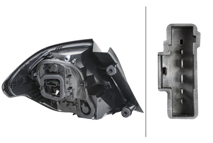 HELLA Rearlight - Bulb - Outer section - right - for e.g. Citroën C4 II (B7) 2SK354833-041