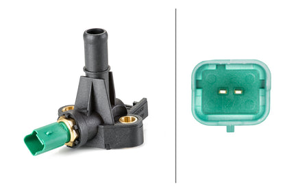 HELLA Sensor, coolant temperature - 12V - 2-pin connector 6PT009309-431