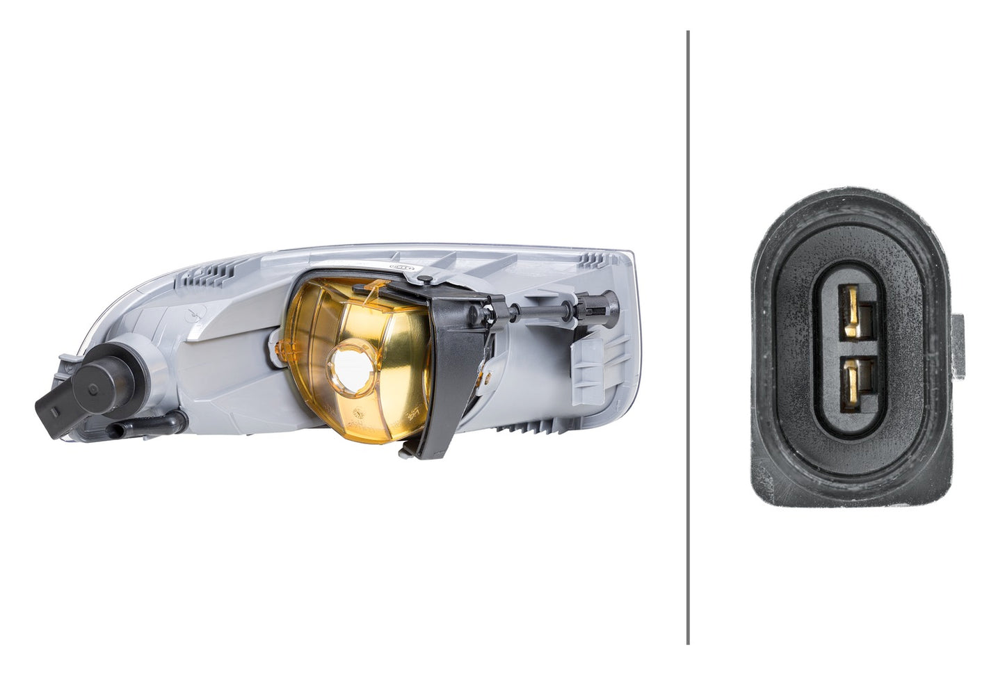 HELLA Bulb-Front Fog Light - left - for e.g. Skoda Superb II Estate (3T5) 1NE271615-131