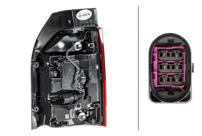 HELLA Rearlight - LED - left - for e.g. VW T6 Box (SGA, SGH, SHA, SHH) 2SK012337-071