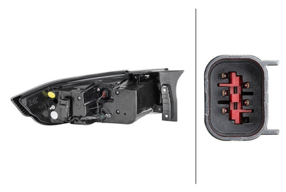 HELLA Rearlight - Hybrid - right - for e.g. Range Rover Evoque Convertible (L538) 2SK012379-441