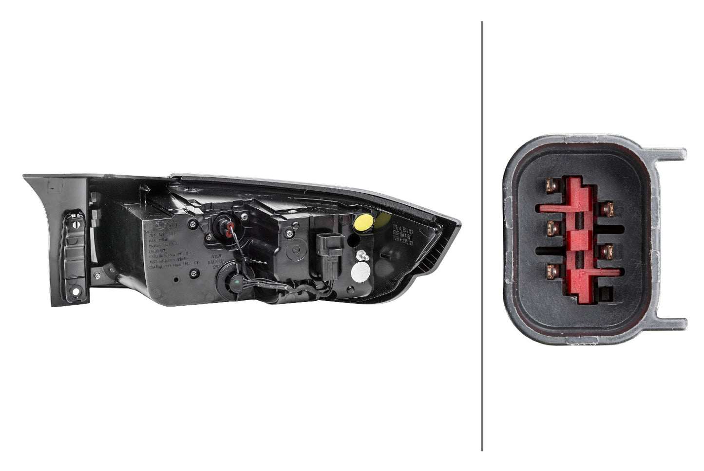 HELLA Rearlight - Hybrid - left - for e.g. Range Rover Evoque Convertible (L538) 2SK012379-491