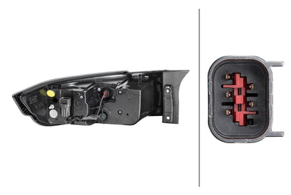 HELLA Rearlight - Hybrid - right - for e.g. Range Rover Evoque (L538) 2SK012379-501