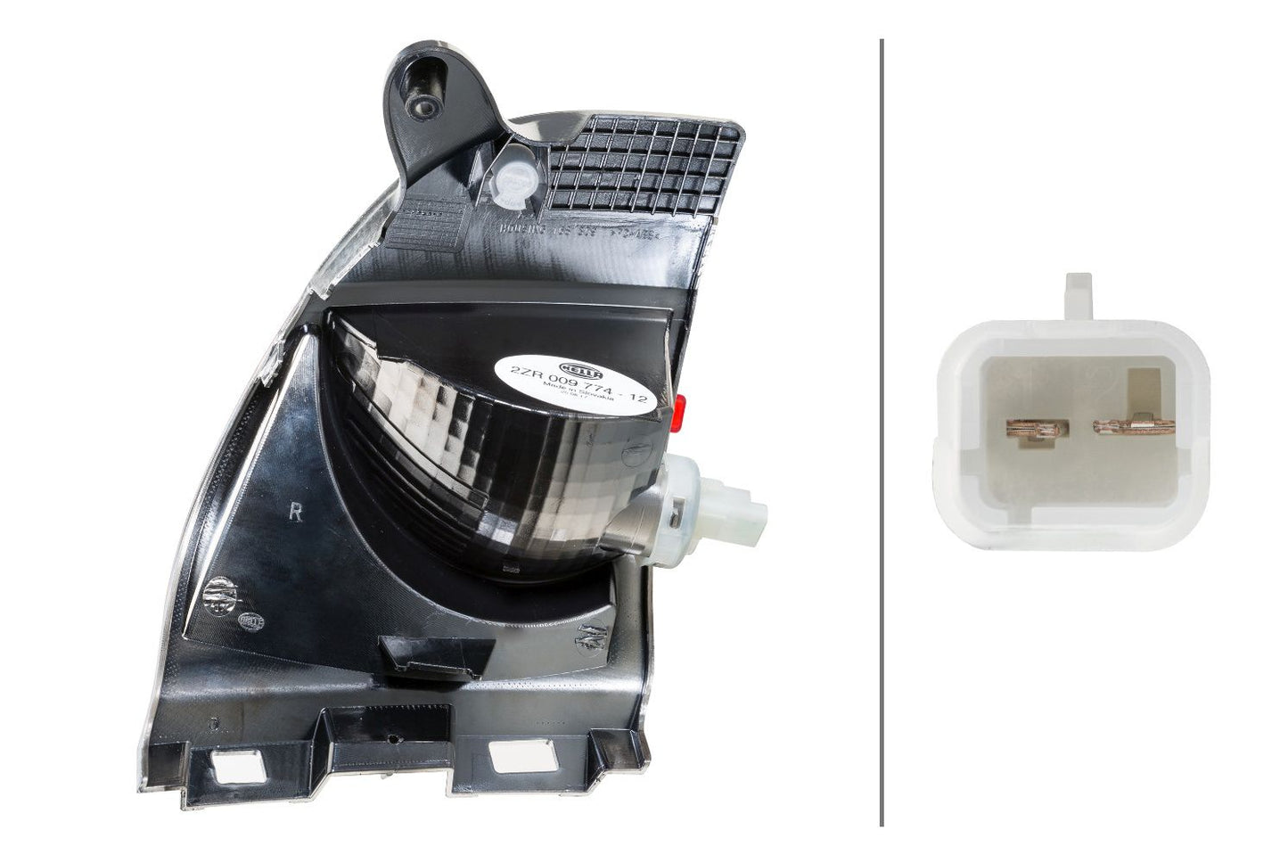 HELLA Rearlight - Halogen - Lower Section - right - for e.g. Peugeot 2008 I (CU_) 2ZR009774-121