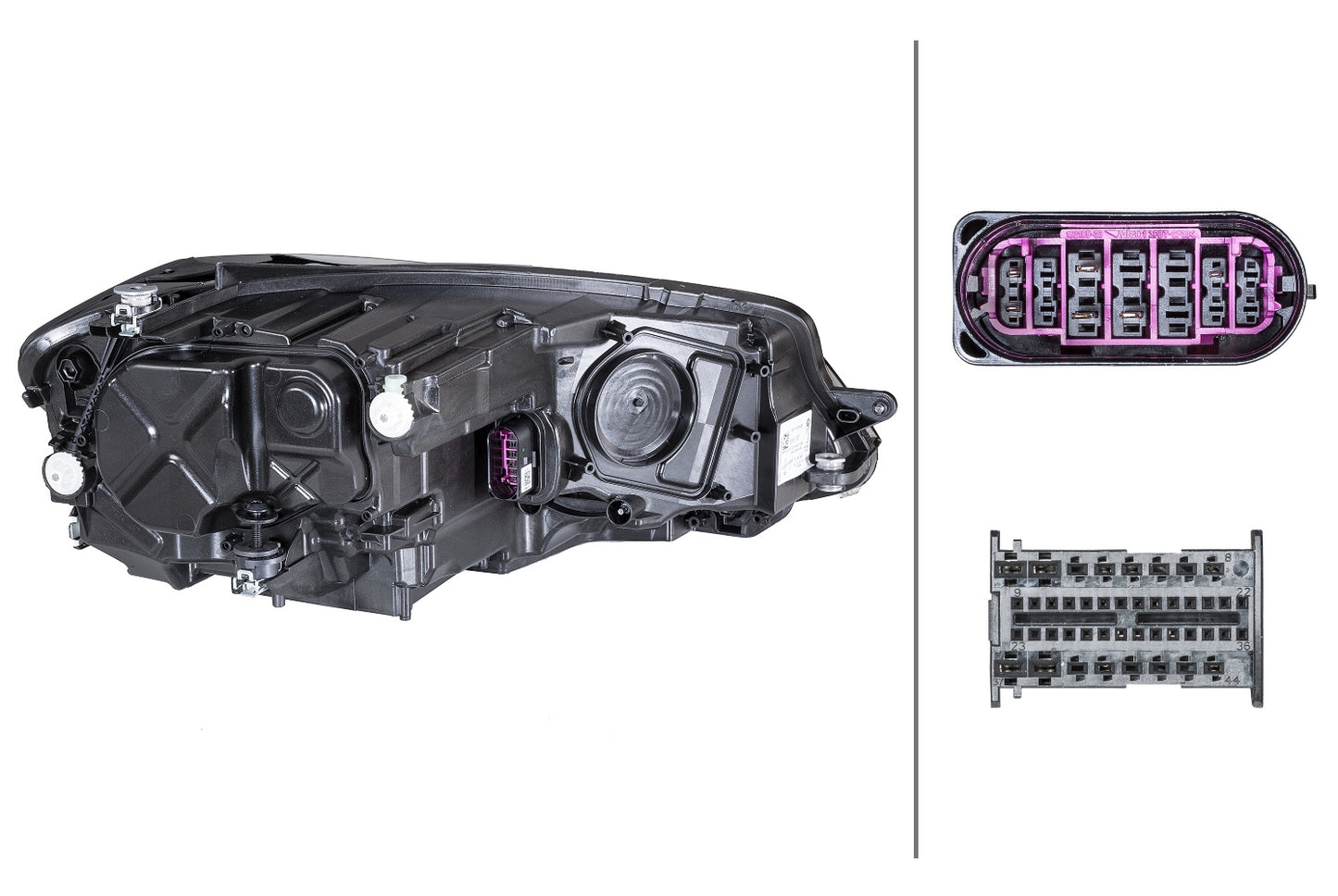 HELLA LED-Headlight - left - for e.g. VW Golf VII (5G1, BQ1, BE1, BE2) 1EX013924-691