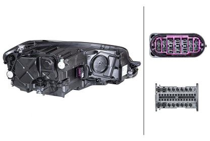 HELLA LED-Headlight - left - for e.g. VW Golf VII (5G1, BQ1, BE1, BE2) 1EX013924-691