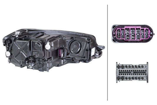 HELLA LED-Headlight - left - for e.g. VW Golf VII (5G1, BQ1, BE1, BE2) 1LX013924-311