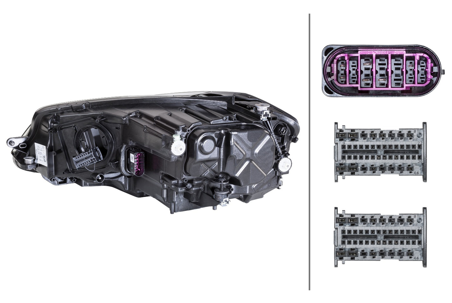 HELLA LED-Headlight - right - for e.g. VW Golf VII (5G1, BQ1, BE1, BE2) 1ZX013924-221