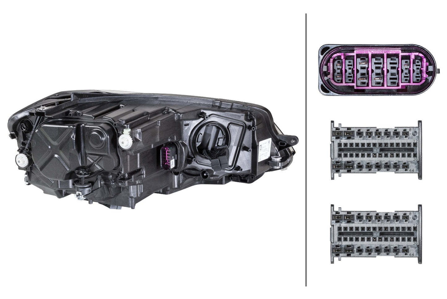 HELLA LED-Headlight - left - for e.g. VW Golf VII (5G1, BQ1, BE1, BE2) 1ZX013924-411