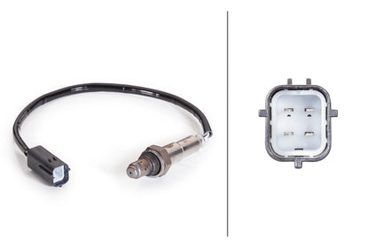HELLA Oxygen sensor - 4-pin connector 6PA358066-681
