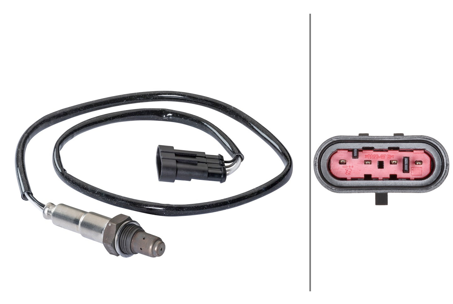 HELLA Oxygen sensor - 4-pin connector 6PA358066-971
