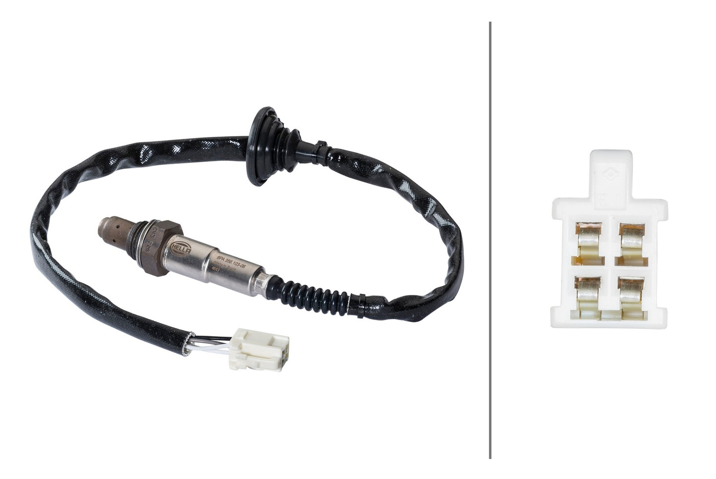 HELLA Oxygen sensor - 4-pin connector 6PA358103-061