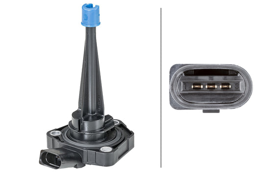 HELLA Sensor, engine oil level - 3-pin connector 6PR010418-901