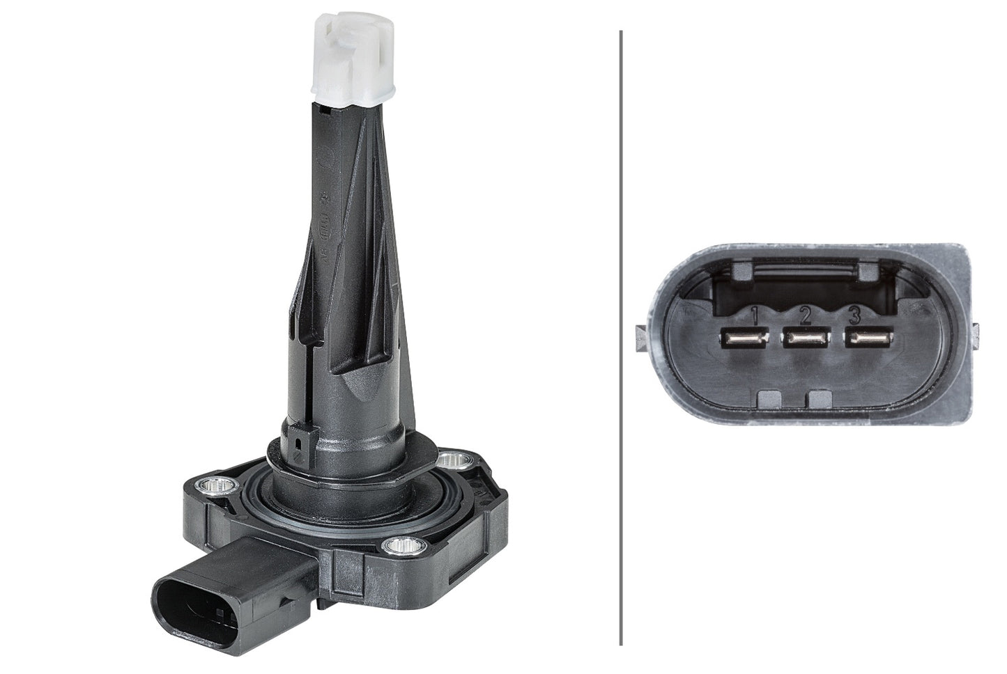 HELLA Sensor, engine oil level - 3-pin connector 6PR010497-721
