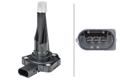 HELLA Sensor, engine oil level - 3-pin connector 6PR010497-721