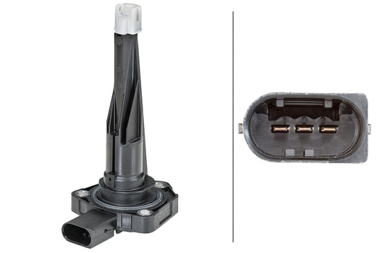 HELLA Sensor, engine oil level - 3-pin connector 6PR012056-701