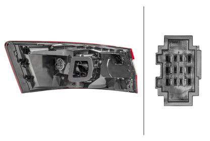 HELLA Rearlight - LED - Outer section - right - for e.g. Skoda Superb III (3V3) 2SK354832-041