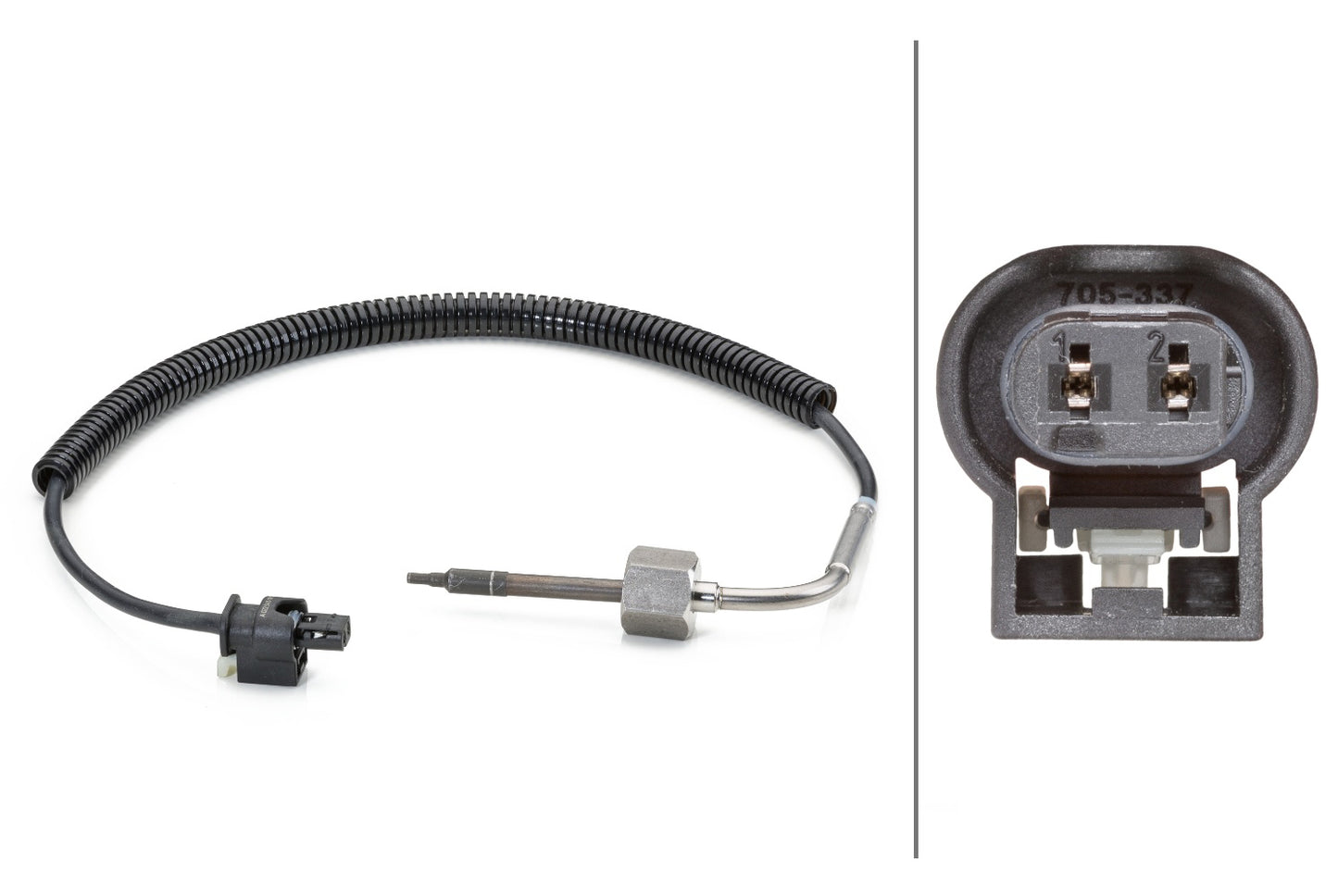 HELLA Sensor, exhaust gas temperature - 2-pin connector 6PT014494-131