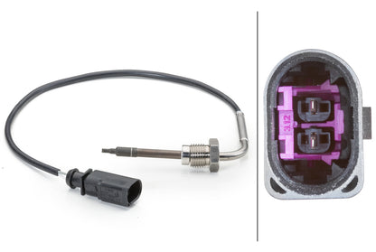 HELLA Sensor, exhaust gas temperature - 2-pin connector 6PT014494-241