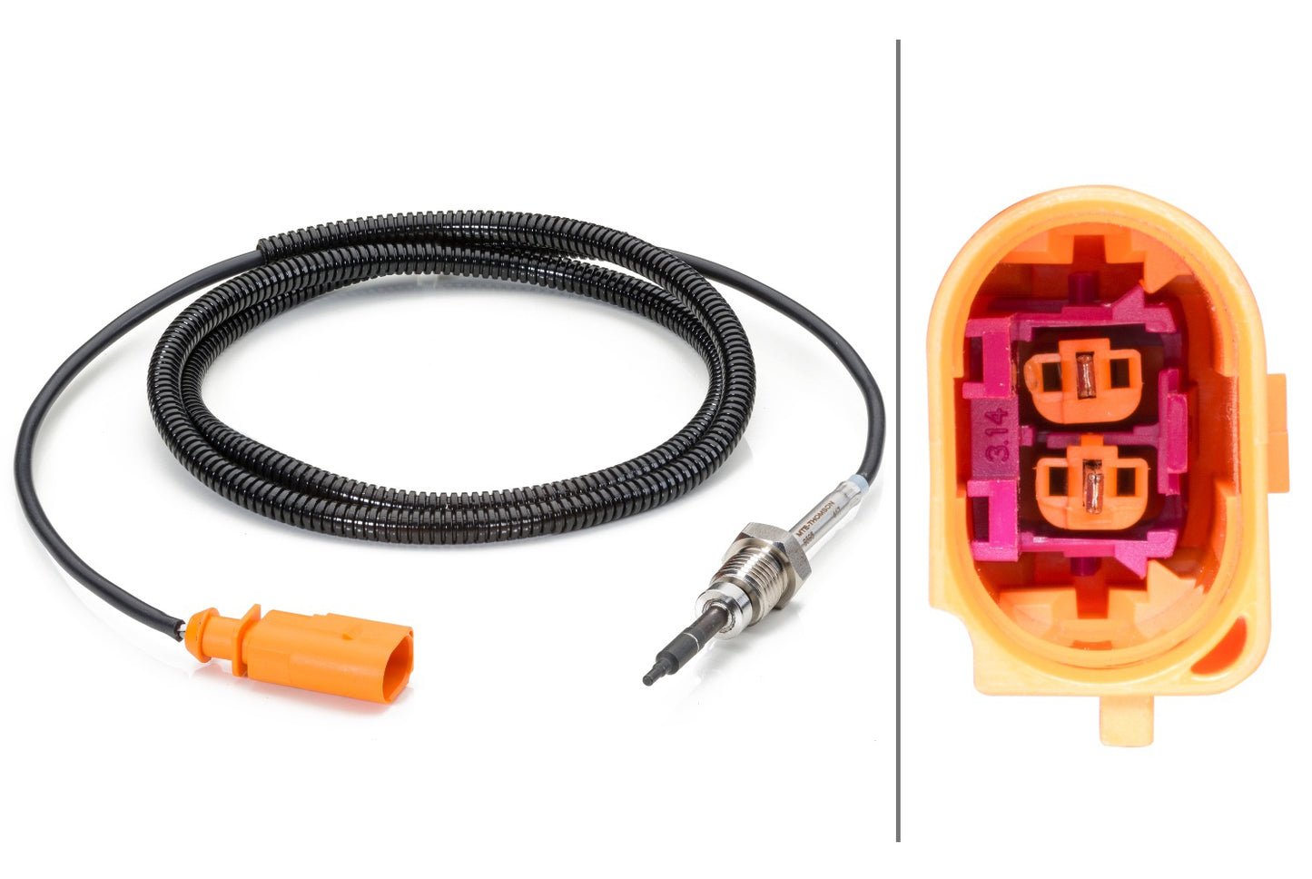 HELLA Sensor, exhaust gas temperature - 2-pin connector 6PT014494-251